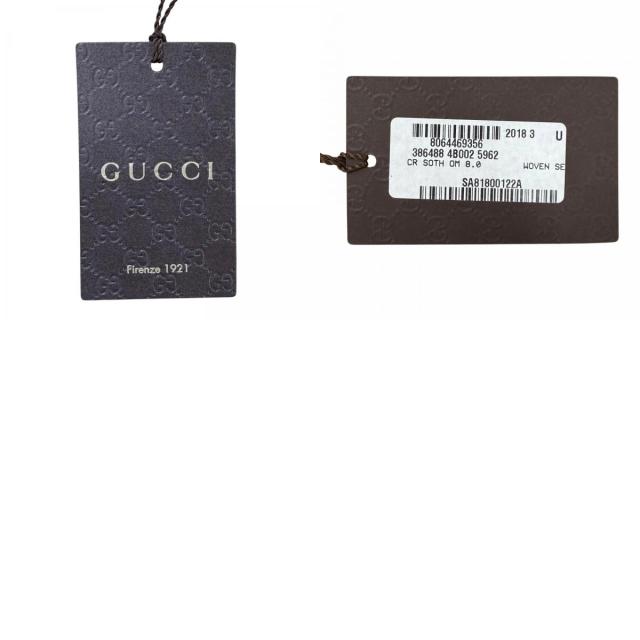 未使用品△GUCCI グッチ 386488 シルク100％ GGジャガード ネクタイ