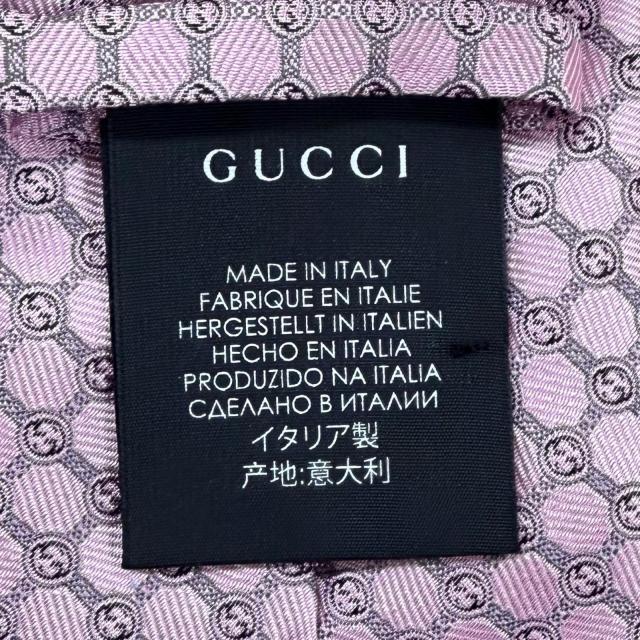 未使用品△GUCCI グッチ 386488 シルク100％ GGジャガード ネクタイ