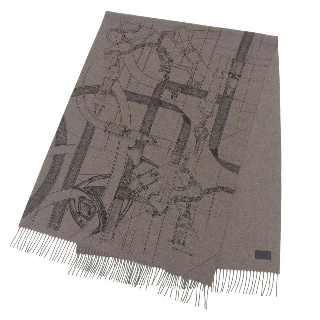 極美品△HERMES エルメス カヴァルカドゥール エスキス カシミヤ100