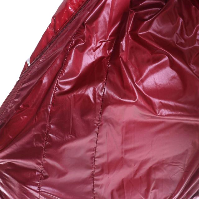 極美品△TATRAS タトラス 20AW LTLA20A4173 ロゴワッペン エコファー・フード付 エナメル ダウンジャケット レッド 04 正規品 レディース_4