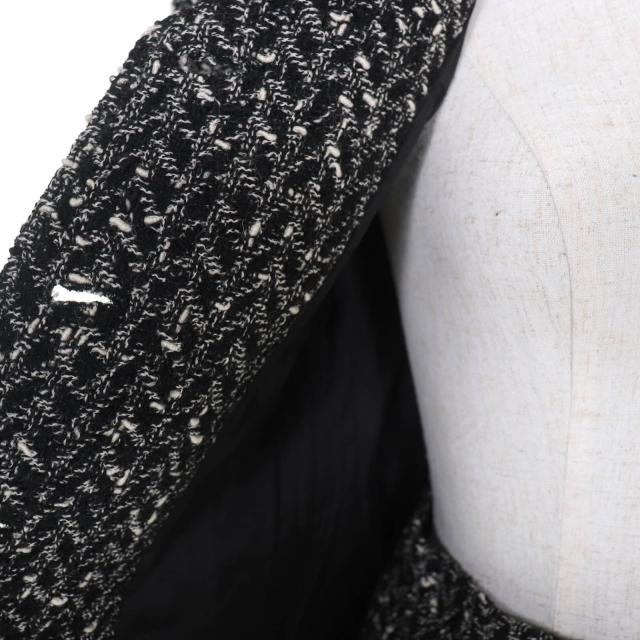 極美品☆CHANEL シャネル ヴィンテージ 97A P09701V05906 ココボタン ツイード ジャケット スカート セットアップ 38 フランス製 正規品_4