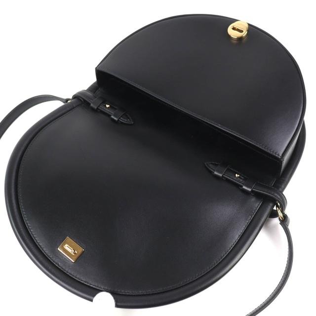 美品△Salvatore Ferragamo サルヴァトーレフェラガモ 212748 AURA オーラ ガンチーニ 2WAY レザー ハンドバッグ ショルダーバッグ 黒_5