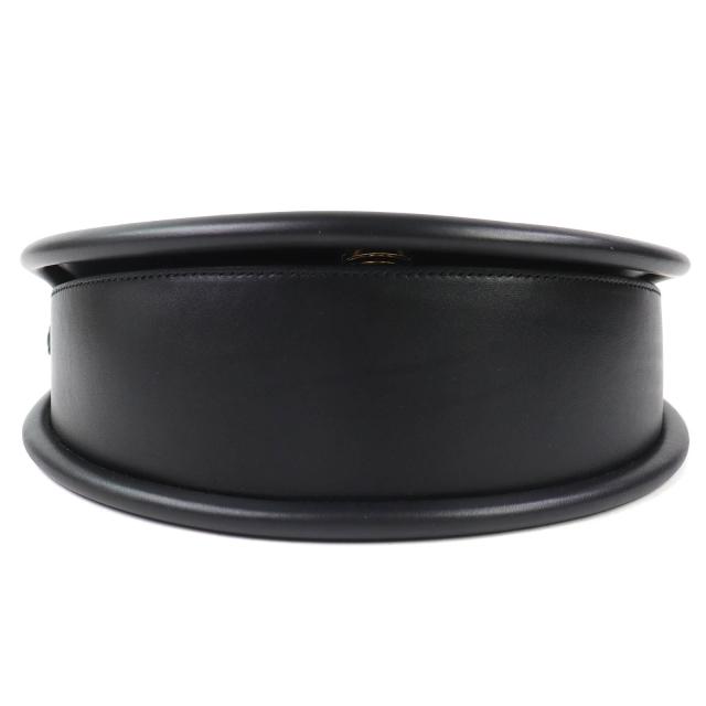 美品△Salvatore Ferragamo サルヴァトーレフェラガモ 212748 AURA オーラ ガンチーニ 2WAY レザー ハンドバッグ ショルダーバッグ 黒_6