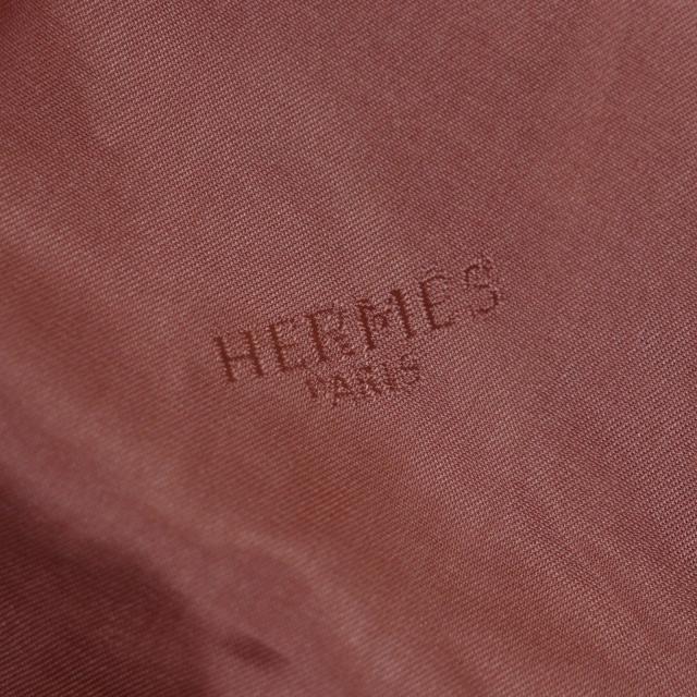 美品▼HERMES エルメス カシミヤ100% ツイード シングルジャケット ブレザー テーラードジャケット オレンジ 48 イタリア製 メンズ_6