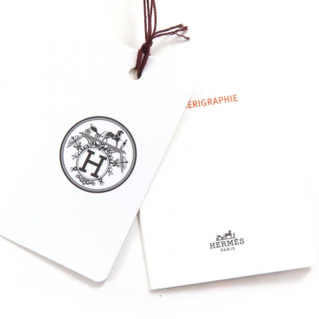 未使用品△HERMES エルメス 25SS 5E4647DA カルトゥッシュ Canoe micro コットン100％ クルーネック 半袖Ｔシャツ レッド系 36 正規品