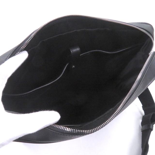 極美品□BURBERRY バーバリー 8013987 チェック柄 メッセンジャーバッグ ショルダーバッグ ブリーフケース ブラック 保存袋付き メンズ_3