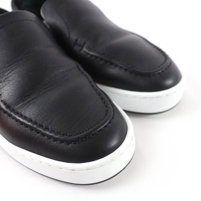 美品☆HERMES エルメス キディ Hロゴ レザー スリッポン ローカットスニーカー ブラック 35 箱・保存袋付き イタリア製　レディース_7