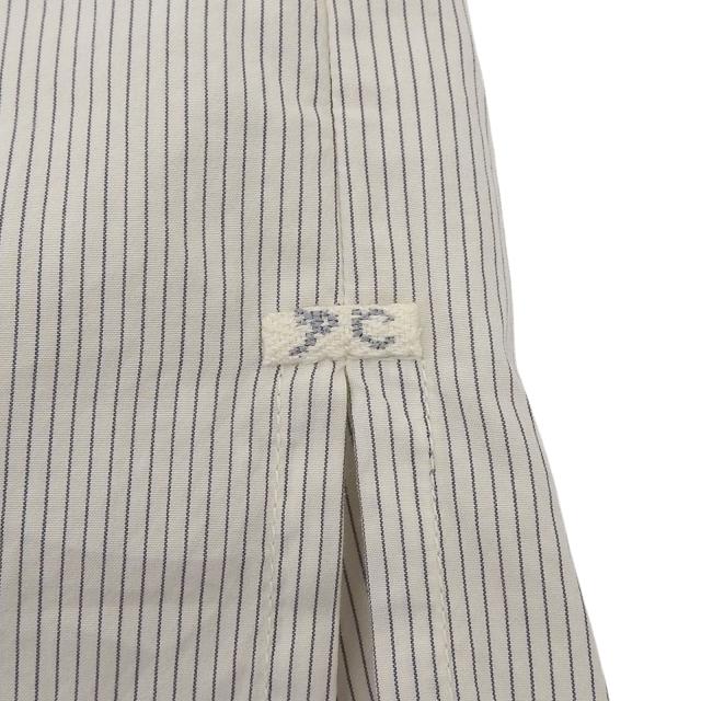 極美品▲PORTER CLASSIC ポータークラシック コットン スタンドカラー ロング スモック 長袖シャツ ベージュ 3 日本製 正規品 メンズ_6
