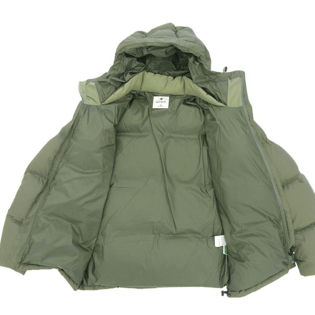 未使用品▲Snow Peak スノーピーク JK-22AU005 Recycled Light Down Jacket ダブルZIP ダウンジャケット オリーブ M 日本製 正規品_2