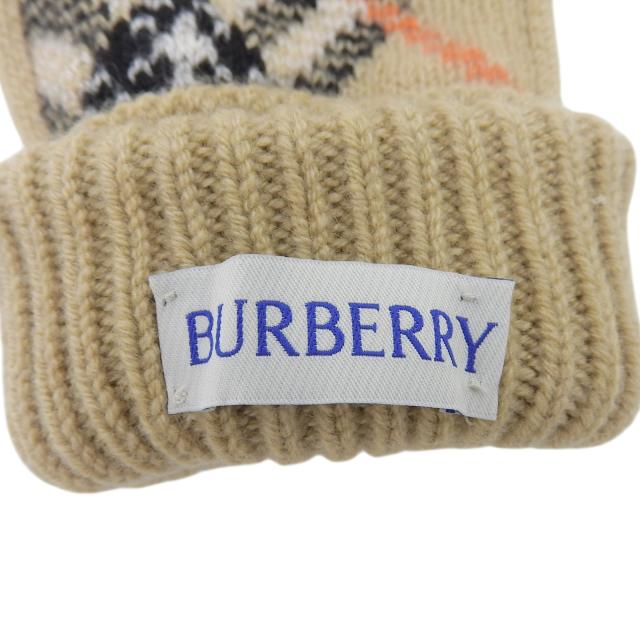 未使用品△BURBERRY バーバリー 8098890 カシミヤ ノバチェック