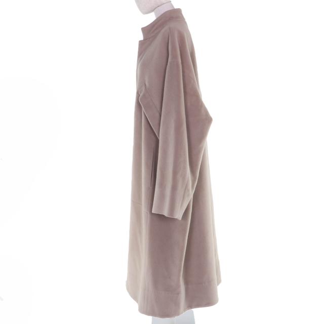 美品☆HARUNOBUMURATA ハルノブムラタ 22AW HM22W108-RIC02 OVERSIZED WOOL COAT ウール コート グレーベージュ 38 日本製 レディース_1