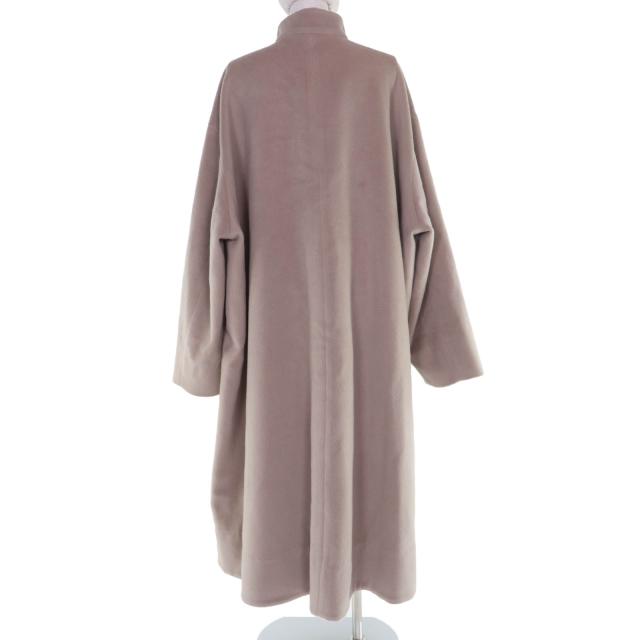 美品☆HARUNOBUMURATA ハルノブムラタ 22AW HM22W108-RIC02 OVERSIZED WOOL COAT ウール コート グレーベージュ 38 日本製 レディース_2