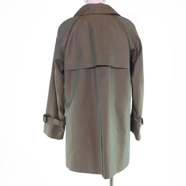 未使用品☆Aquascutum アクアスキュータム 5021350101-45 ウールライナー付 ハーフ トレンチコート カーキ 6 日本製 正規品 レディース_2
