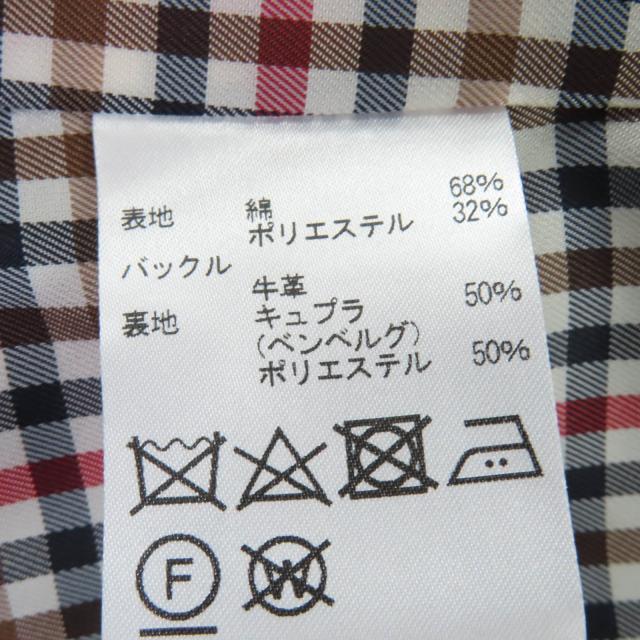 未使用品☆Aquascutum アクアスキュータム 5021350101-45 ウールライナー付 ハーフ トレンチコート カーキ 6 日本製 正規品 レディース_7