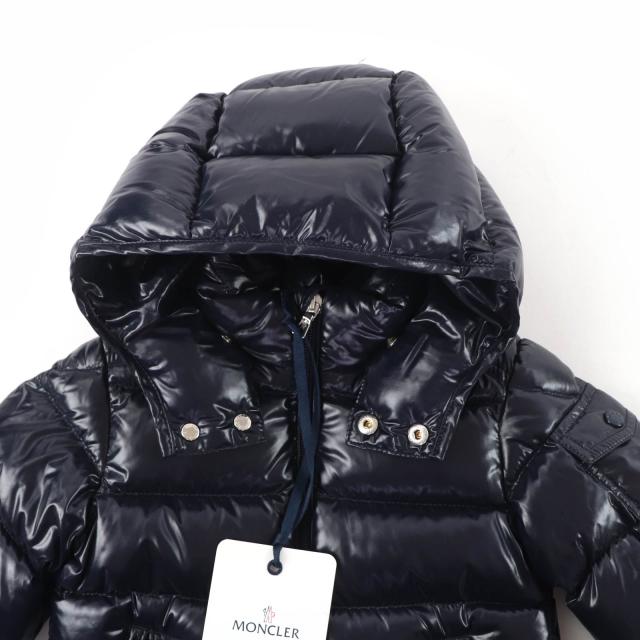 未使用品☆MONCLER モンクレール 2024年製 MAYA ロゴワッペン・フード付 ダウンジャケット ネイビー 2anni92cm 正規品 キッズ_2