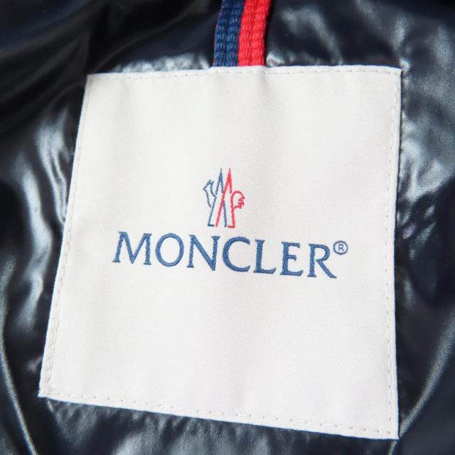 未使用品☆MONCLER モンクレール 2024年製 MAYA ロゴワッペン・フード付 ダウンジャケット ネイビー 2anni92cm 正規品 キッズ_6