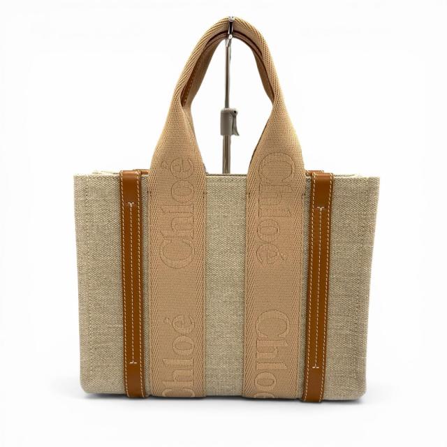 極美品◇Chloe クロエ CHC23AS397L17 ウッディ スモール トートバッグ 