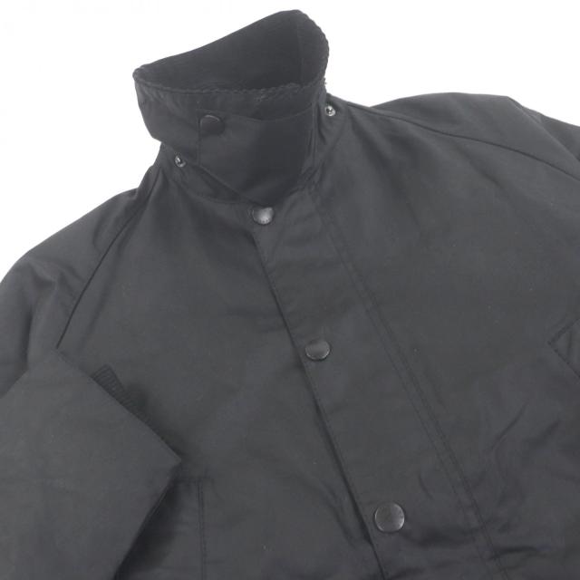 美品□Barbour バブアー 25AW 252MWX0018 BEDALE ビデイル 襟コーデュロイ ワックスジャケット ブラック 38 イギリス製 正規品 メンズ_1