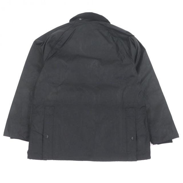 美品□Barbour バブアー 25AW 252MWX0018 BEDALE ビデイル 襟コーデュロイ ワックスジャケット ブラック 38 イギリス製 正規品 メンズ_3