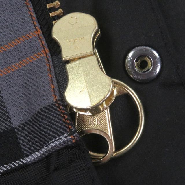 美品□Barbour バブアー 25AW 252MWX0018 BEDALE ビデイル 襟コーデュロイ ワックスジャケット ブラック 38 イギリス製 正規品 メンズ_5