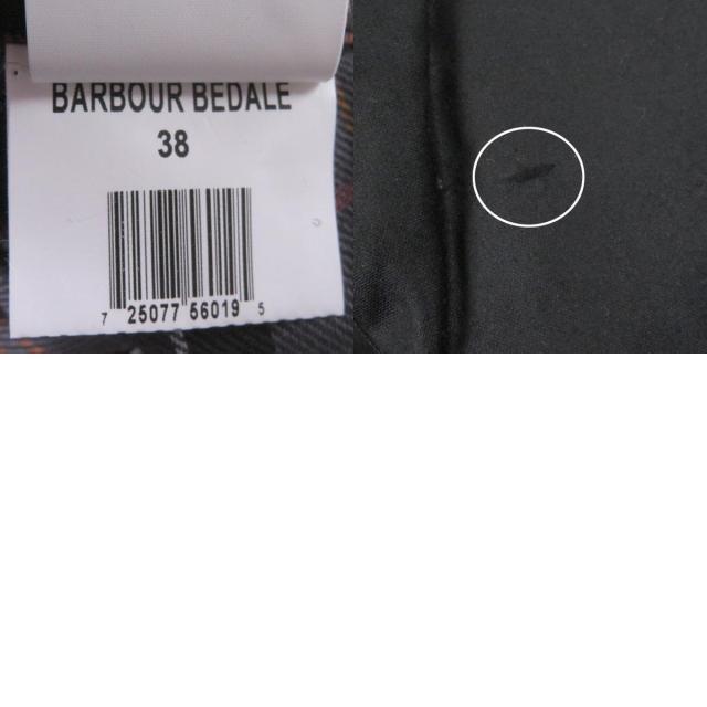 美品□Barbour バブアー 25AW 252MWX0018 BEDALE ビデイル 襟コーデュロイ ワックスジャケット ブラック 38 イギリス製 正規品 メンズ_9