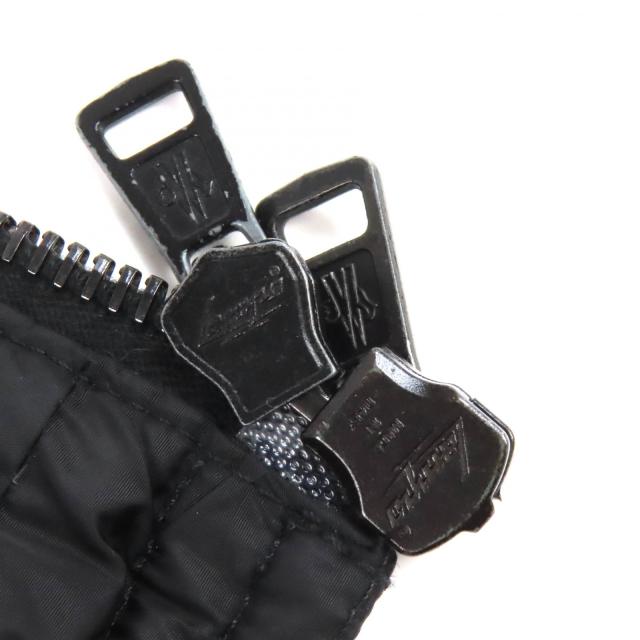 美品△MONCLER モンクレール DIMITRI ロゴワッペン ラムレザー切り替え スタンドカラー ライダース ダウンジャケット 黒 0 正規品 メンズ_5