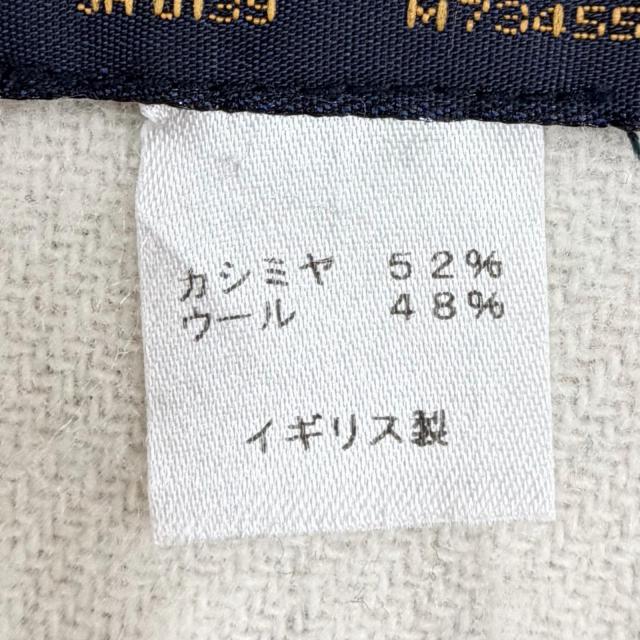 極美品◇LOUIS VUITTON ルイヴィトン M73455 エシャルプ・モノグラムキャピタル カシミヤ ウール フリンジ付 マフラー 英国製 正規品_8