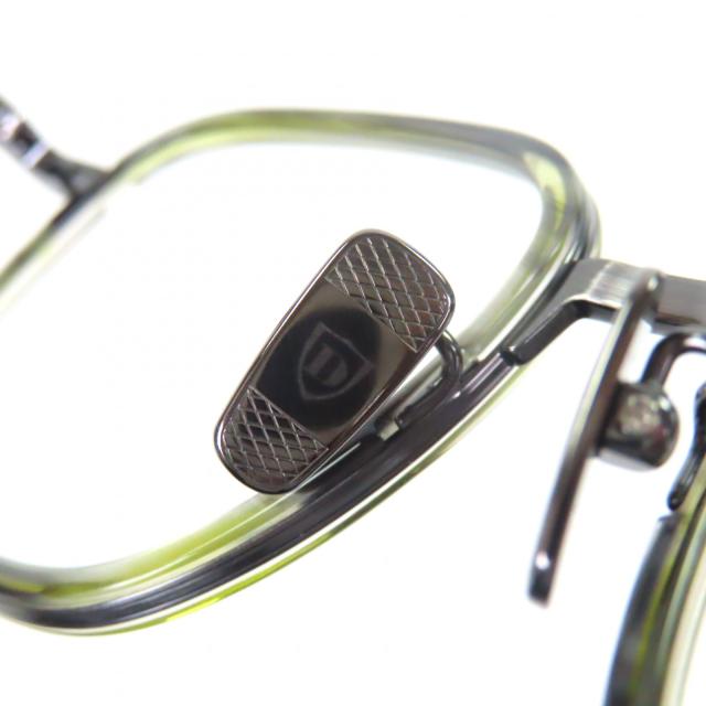 未使用品▼DITA ディータ DTX454 AVIATIA-FIVE マーブル メガネ 眼鏡 アイウェア クリアグリーン ガンメタリック 50□20-140_7