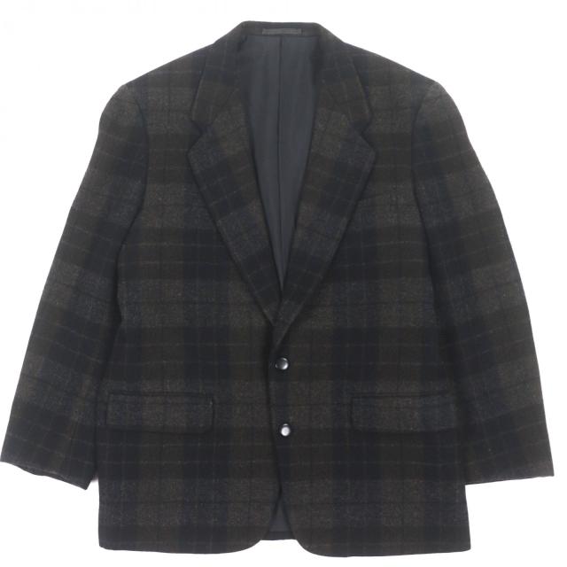 極美品▼COMME des GARCONS HOMME PLUS コムデギャルソンオムプリュス ヴィンテージ チェック柄 シングルジャケット テーラード M 正規品