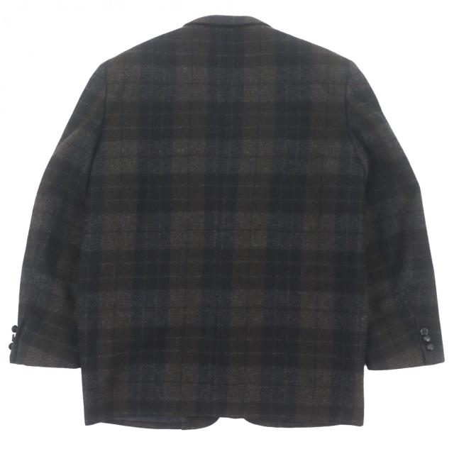 極美品▼COMME des GARCONS HOMME PLUS コムデギャルソンオムプリュス ヴィンテージ チェック柄 シングルジャケット テーラード M 正規品_2