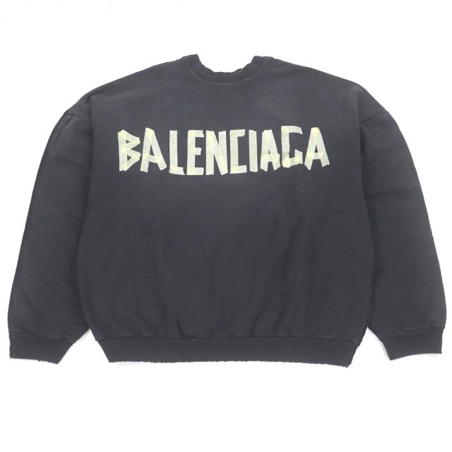 未使用品□BALENCIAGA バレンシアガ 24SS 791614 DOUBLE FRONT CREW 
