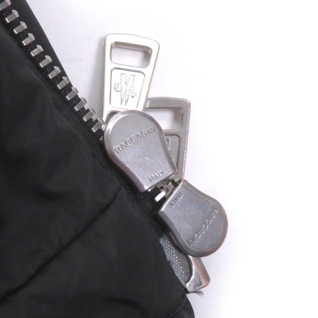 美品□MONCLER モンクレール DEDION GIUBBOTTO コヨーテファー フーデッド ダウンジャケット ブラック 1 ハンガー付き 正規品 メンズ_4