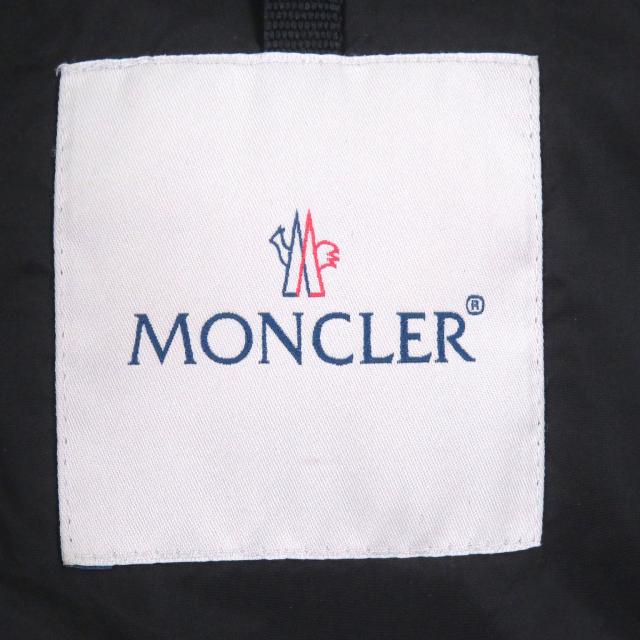 美品□MONCLER モンクレール DEDION GIUBBOTTO コヨーテファー フーデッド ダウンジャケット ブラック 1 ハンガー付き 正規品 メンズ_6