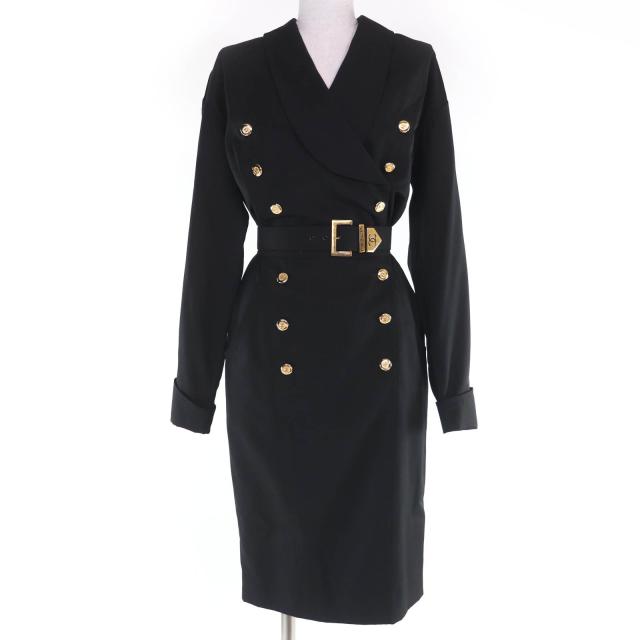 シャネル CHANEL ワンピース ブラック 34レディース 【中古】