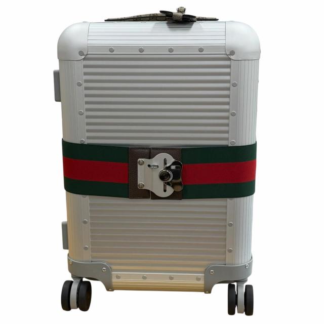 極美品▼GUCCI FPM Milano グッチ エフピーエム ミラノ 743843 ポーター キャビン トロリー アルミニウム GGスプリーム キャリーケース