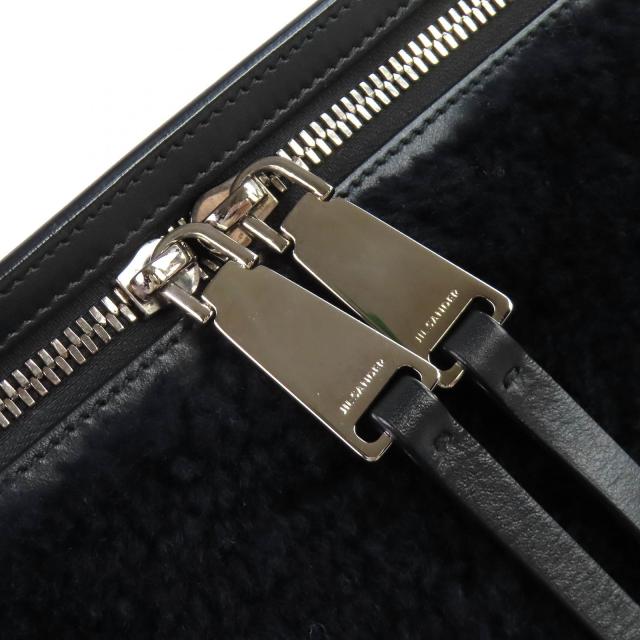 美品△JIL SANDER ジルサンダー シングルストラップ ラムファー 