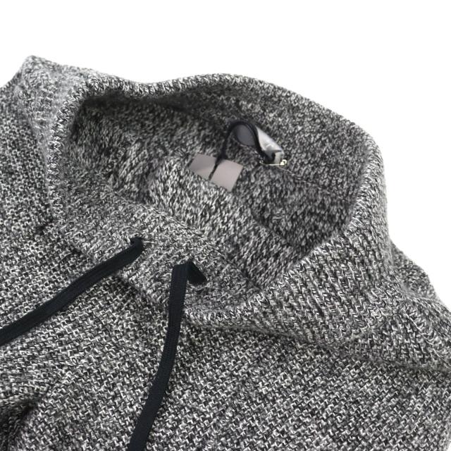 極美品△DIOR ディオール オム 293M130CT363 カシミヤ100％ ロゴワッペン ニットスウェット パンツ グレー S イタリア製 正規品 メンズ_4
