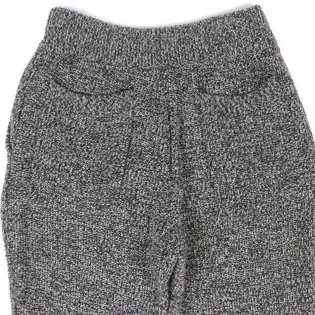 極美品△DIOR ディオール オム 293M130CT363 カシミヤ100％ ロゴワッペン ニットスウェット パンツ グレー S イタリア製 正規品 メンズ_3
