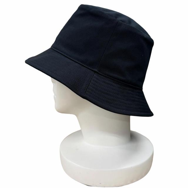 美品★CELINE セリーヌ 2AUE5968P コットン100％ トリオンフ バケットハット ハット 帽子 ブラック S フランス製 正規品 レディース_1