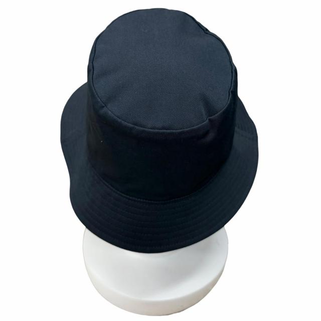 美品★CELINE セリーヌ 2AUE5968P コットン100％ トリオンフ バケットハット ハット 帽子 ブラック S フランス製 正規品 レディース_2