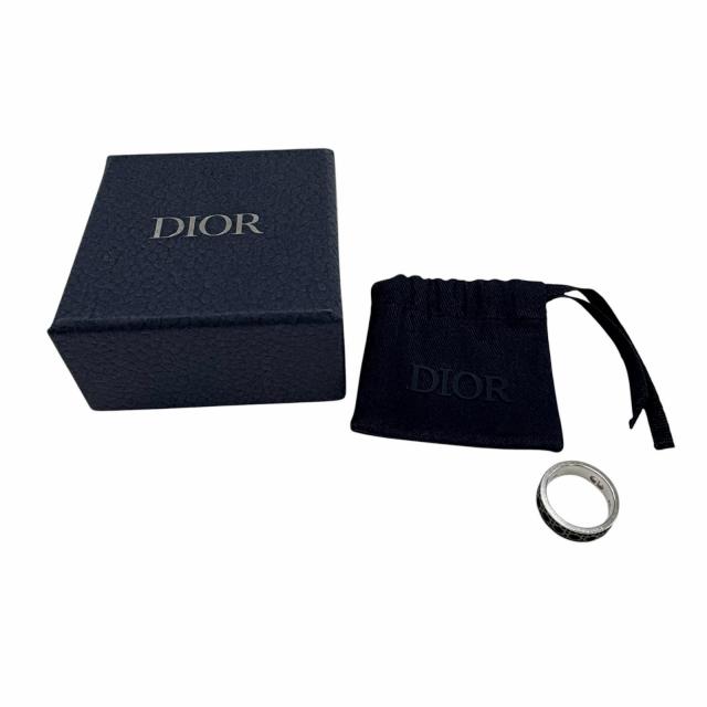 美品▼DIOR ディオール オム 25-26AW R2425HOMST カナージュ AG925 BTS ジミン着用 リング 指輪 シルバー XS JP16号 箱付き 重量7.1g_1