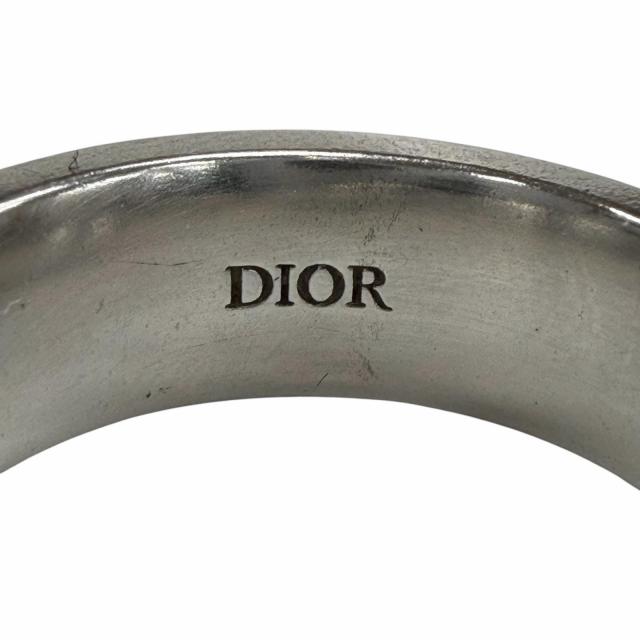 美品▼DIOR ディオール オム 25-26AW R2425HOMST カナージュ AG925 BTS ジミン着用 リング 指輪 シルバー XS JP16号 箱付き 重量7.1g_5