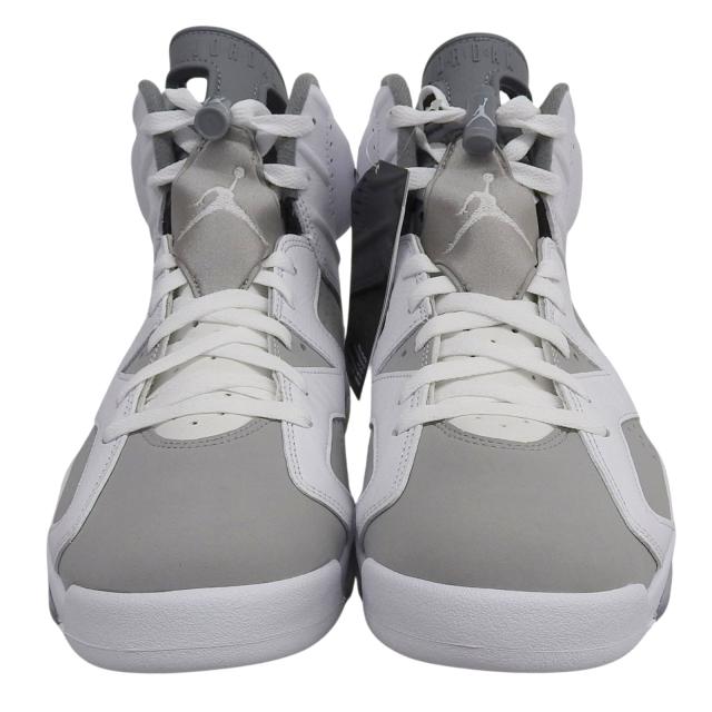 未使用品▲NIKE ナイキ CT8529-100 AIR JORDAN 6 RETRO エア ジョーダン 6 レトロ レザー ハイカットスニーカー ホワイト グレー 28_2