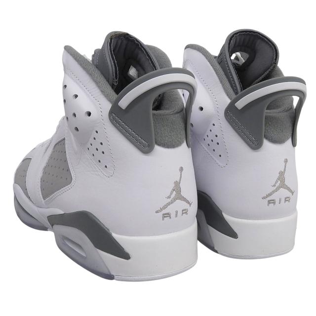 未使用品▲NIKE ナイキ CT8529-100 AIR JORDAN 6 RETRO エア ジョーダン 6 レトロ レザー ハイカットスニーカー ホワイト グレー 28_3