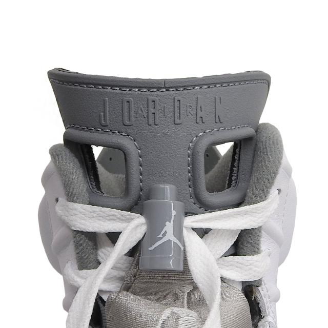 未使用品▲NIKE ナイキ CT8529-100 AIR JORDAN 6 RETRO エア ジョーダン 6 レトロ レザー ハイカットスニーカー ホワイト グレー 28_5