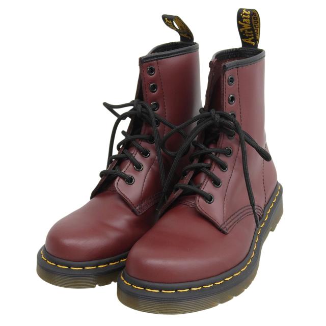 極美品△Dr.Martens ドクターマーチン 1460 8 ホール イエローステッチ 