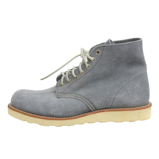 極美品▲RED WING レッドウィング 8144 6インチ クラシックラウンド スレートブルー アビリーン ラフアウト ショートブーツ 27 USA製_1