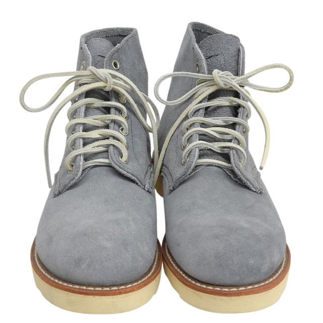 極美品▲RED WING レッドウィング 8144 6インチ クラシックラウンド スレートブルー アビリーン ラフアウト ショートブーツ 27 USA製_2
