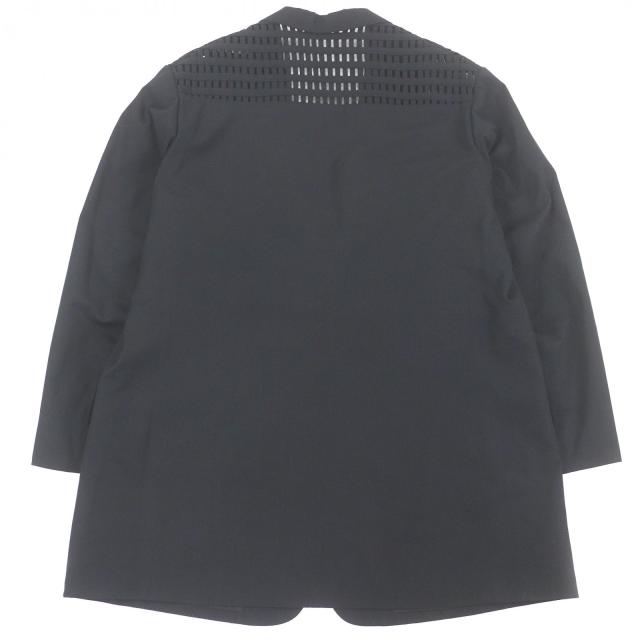 極美品□Yohji Yamamoto POUR HOMME ヨウジヤマモトプールオム HN-J53-100 1999AW 希少 デザインジャケット ブラック M 日本製 正規品_3