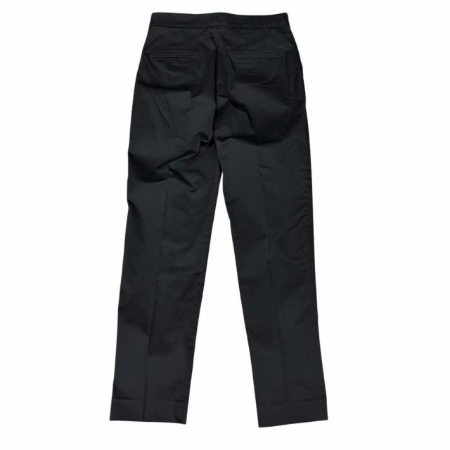 未使用品★MONCLER モンクレール 2024年製 PANTALONE ロゴ刺繍入り センタープレス コットン パンツ ブラック 40 イタリア製 正規品_1